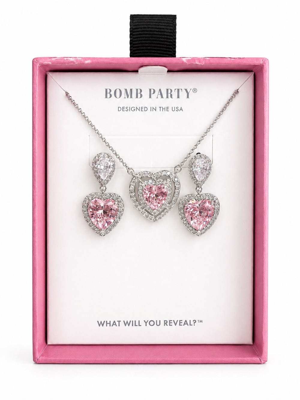 BOMB PARTY - Lovestruck by Cupid - Necklace and Earring set